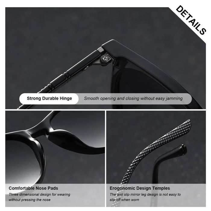 BARCUR Pink Fashion Round Sunglasses for Women