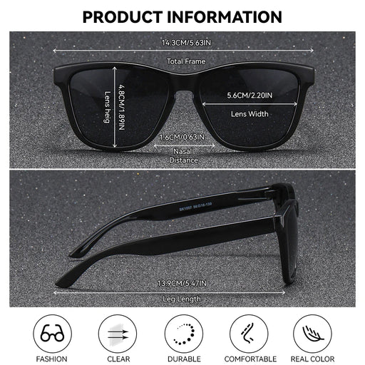 BARCUR Fashion Energetic Polarized Sunglasses for Women - Product image