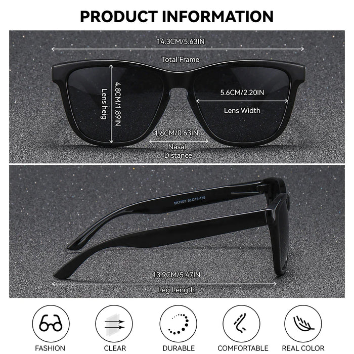 BARCUR Fashion Energetic Polarized Sunglasses for Women