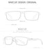 BARCUR Sunglasses Men’s Original Rectangle - Product image