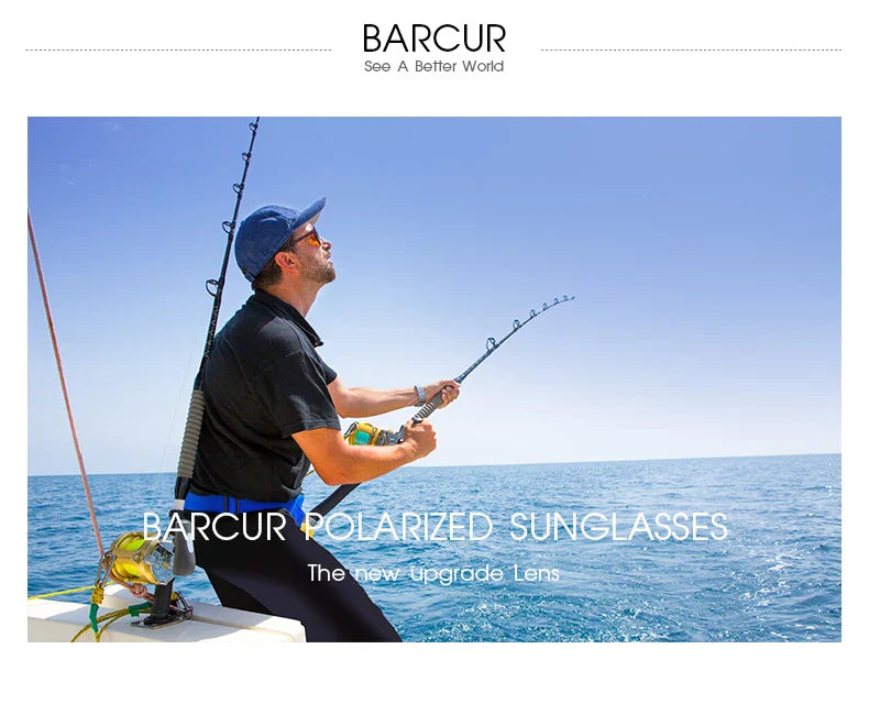 BARCUR Polarized Sunglasses Comfortable Frame
