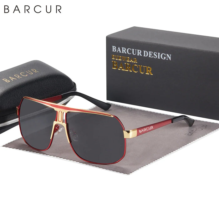 BARCUR Polarized Sunglasses Comfortable Frame