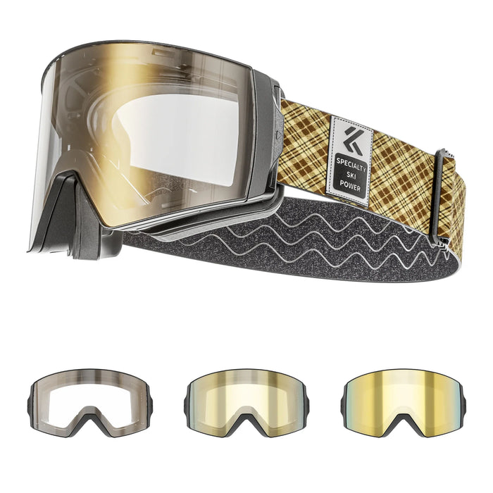 Conquer the Cold Photochromic Ski Goggles