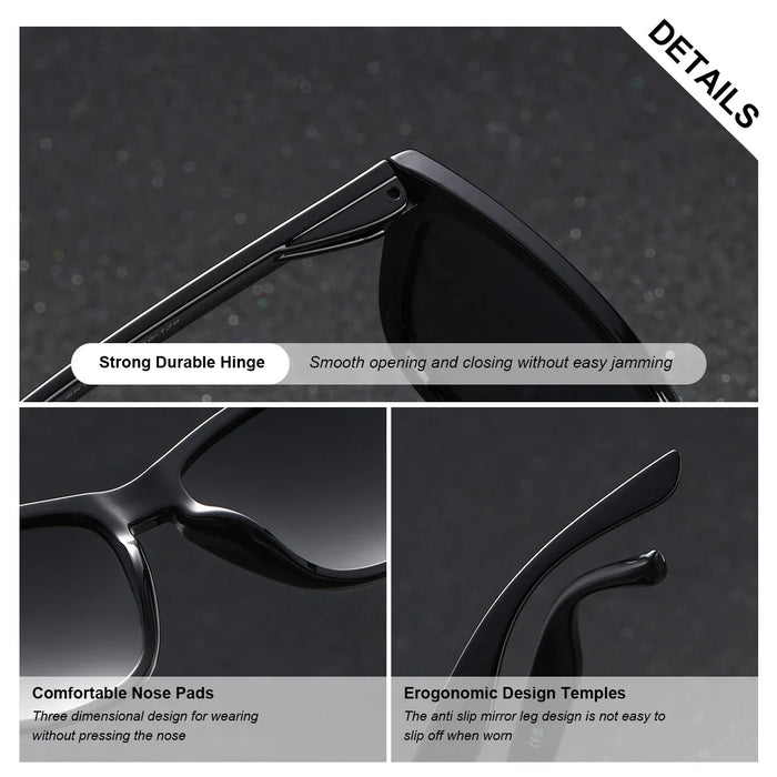 BARCUR Fashion Energetic Polarized Sunglasses for Women