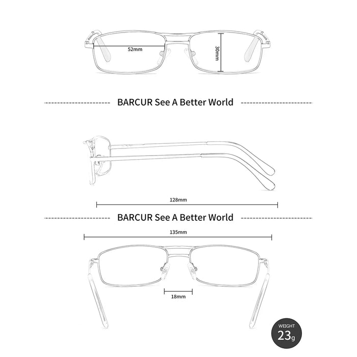BARCUR Fashion Presbyopia Eyeglasses