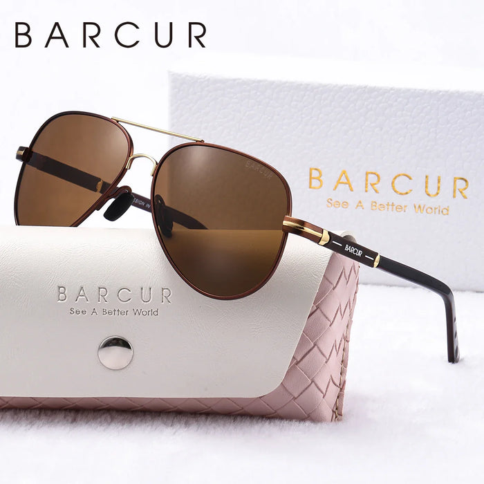 BARCUR Oversize Polarized Sunglasses