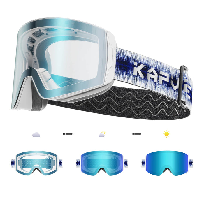 Ultimate Protection  Magnetic Ski Goggles with OTG