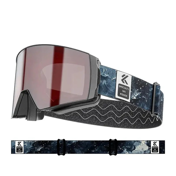 Crystal Clear Vision Magnetic Ski Goggles