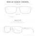BARCUR Sunglasses Men’s Original Rectangle - Product image