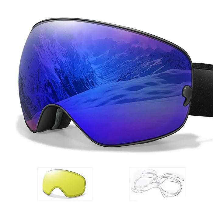 Crystal Clear Vision Anti Fog Ski Goggles