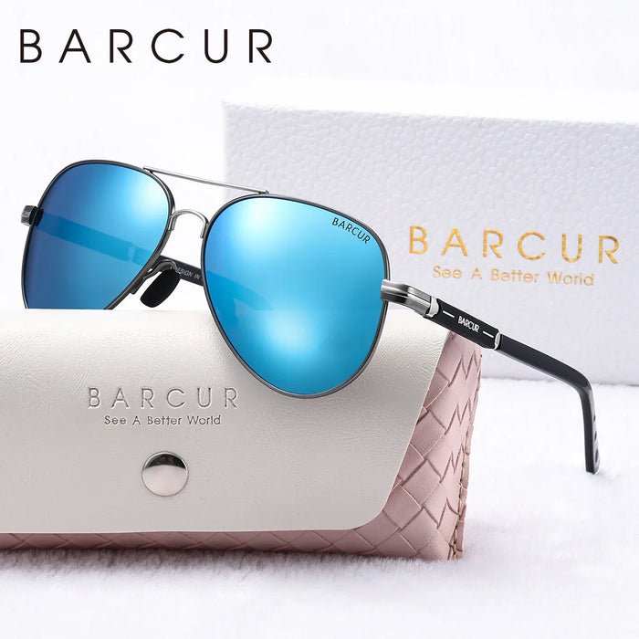 BARCUR Oversize Polarized Sunglasses