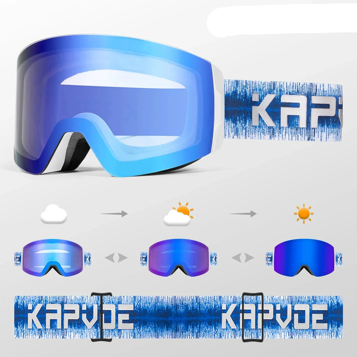 Conquer the Cold Photochromic Ski Goggles