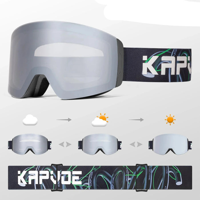 Conquer the Cold Photochromic Ski Goggles