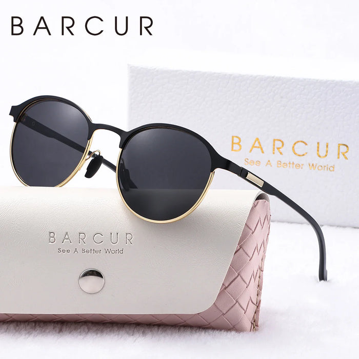 BARCUR Retro Polarized Fashionable Women’s Sunglasses