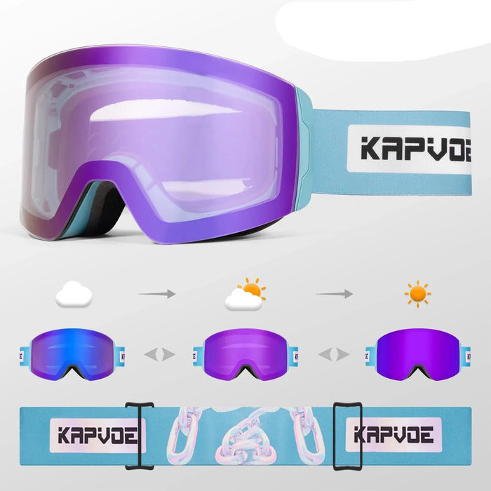 Conquer the Cold Photochromic Ski Goggles