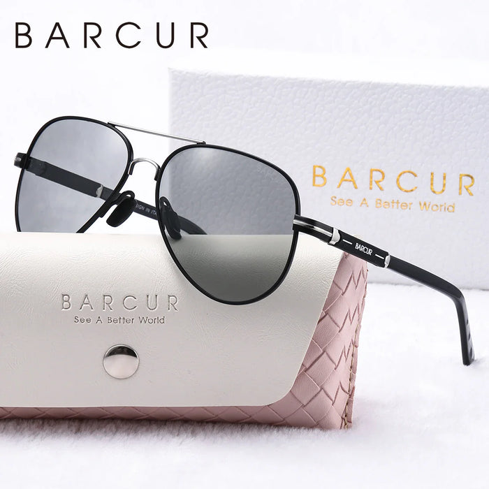 BARCUR Oversize Polarized Sunglasses