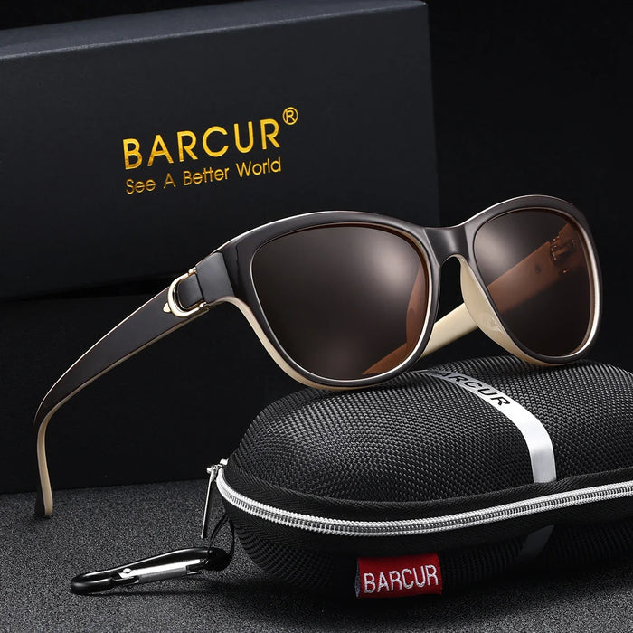 BARCUR Polarized Elliptical Gradient Eyewear
