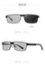 BARCUR Sunglasses Men’s Original Rectangle - Product image