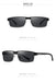 BARCUR Sunglasses Men’s Original Rectangle - Product image