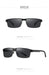 BARCUR Sunglasses Men’s Original Rectangle - Product image