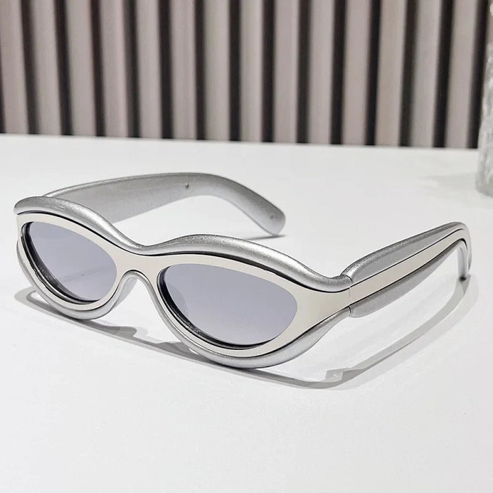 New Fashion Oval Cat Eye Sunglasses