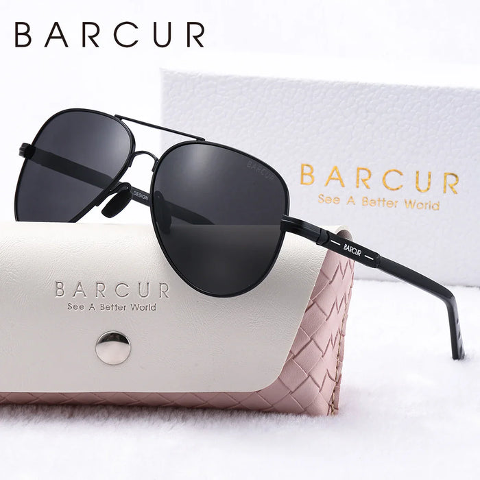BARCUR Oversize Polarized Sunglasses