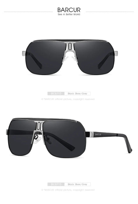 BARCUR Polarized Sunglasses Comfortable Frame