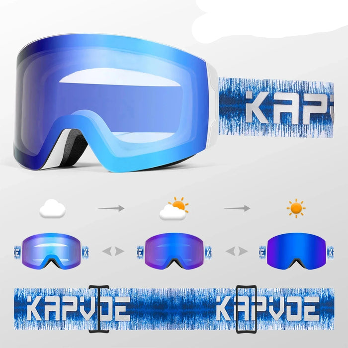 Conquer the Cold Photochromic Ski Goggles