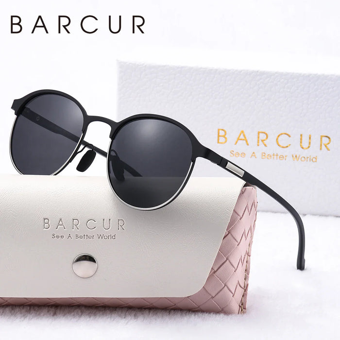 BARCUR Retro Polarized Fashionable Women’s Sunglasses