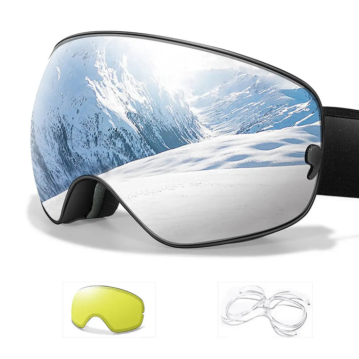 Crystal Clear Vision Anti Fog Ski Goggles
