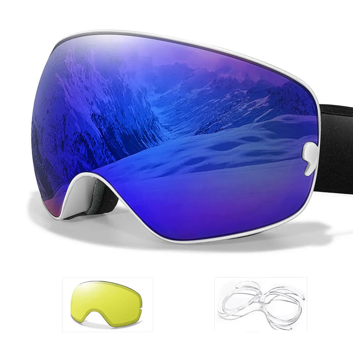 Crystal Clear Vision Anti Fog Ski Goggles