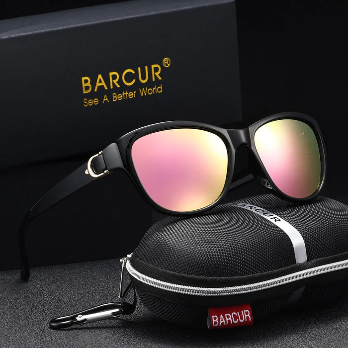 BARCUR Polarized Elliptical Gradient Eyewear