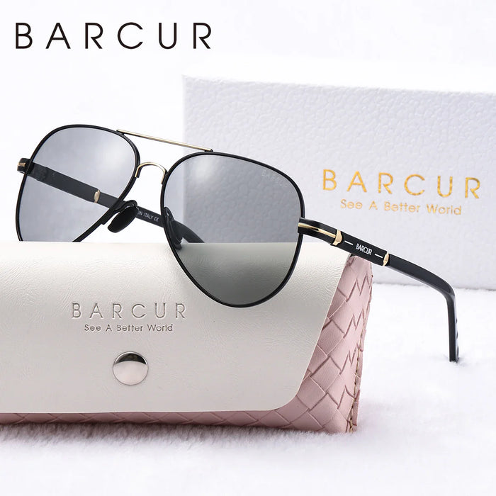 BARCUR Oversize Polarized Sunglasses