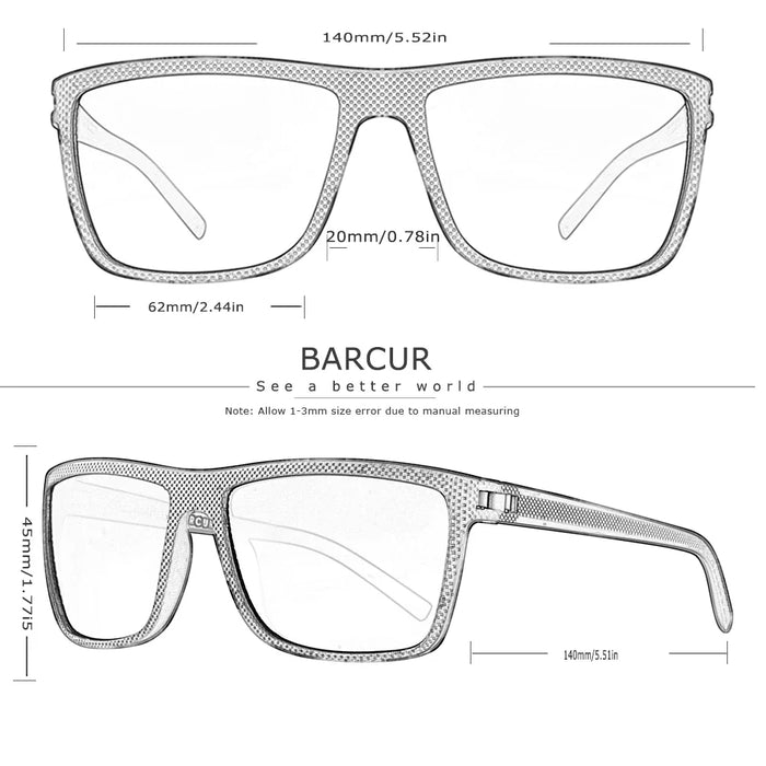 BARCUR Classic Polarized Sports Sunglasses