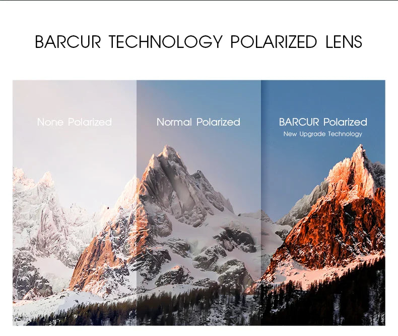 BARCUR Polarized Sunglasses Comfortable Frame