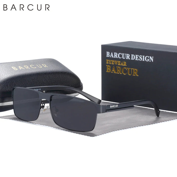BARCUR Sunglasses Men’s Original Rectangle - Product image