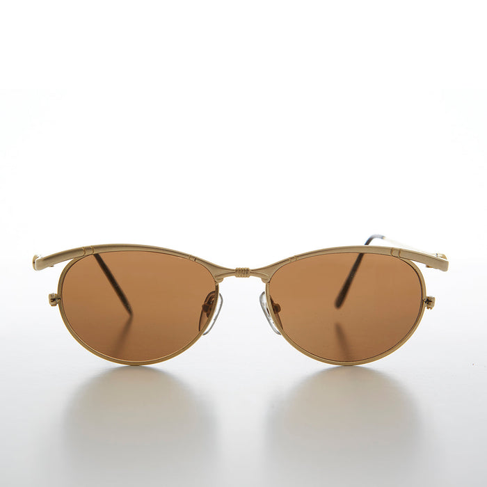 SUNGLASS MUSEUM Delicate Metal Frame Vintage Sunglass - Samson