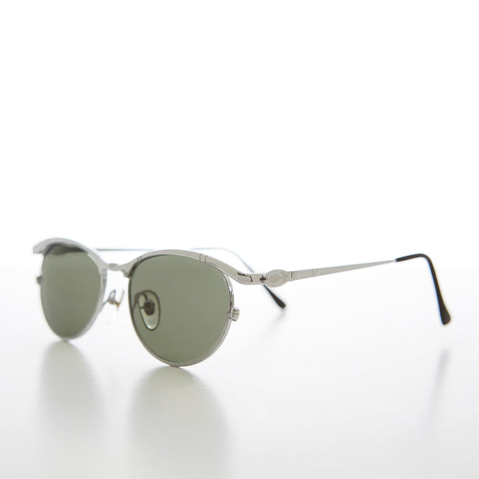 SUNGLASS MUSEUM Delicate Metal Frame Vintage Sunglass - Samson