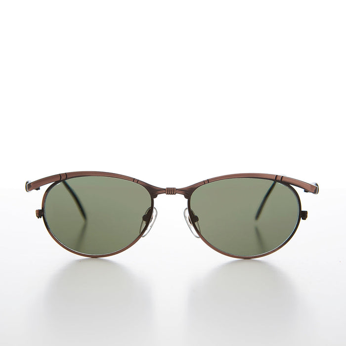 SUNGLASS MUSEUM Delicate Metal Frame Vintage Sunglass - Samson