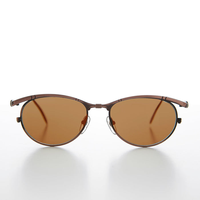 SUNGLASS MUSEUM Delicate Metal Frame Vintage Sunglass - Samson