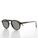 image of sunglasses model SUNGLASS MUSEUM Round Acetate Horn Rim Sunglasses - Scripts
