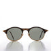 SUNGLASS MUSEUM Gold Round Half Frame Vintage Sunglasses - Serby - Product image