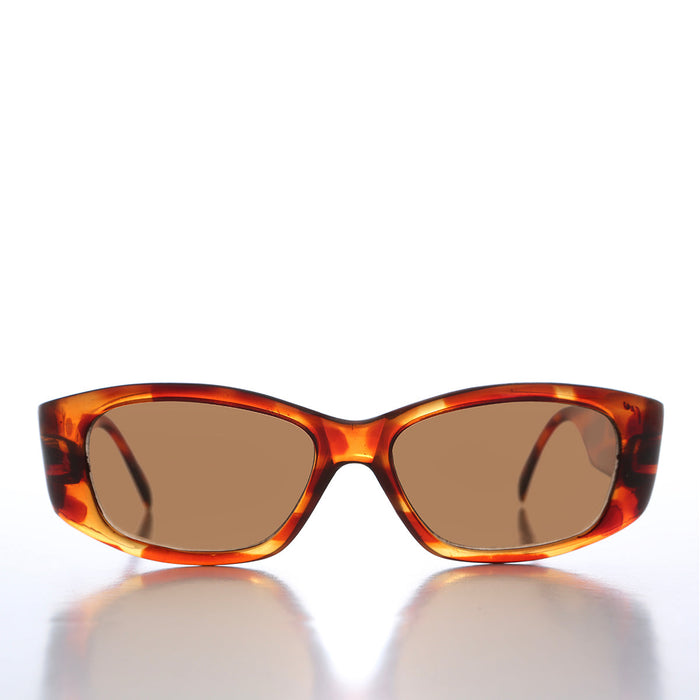 90s Bold Rectangular Wrap Style Sunglass - Sevan