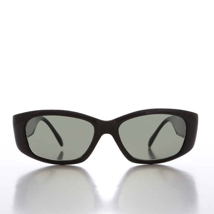 90s Bold Rectangular Wrap Style Sunglass - Sevan