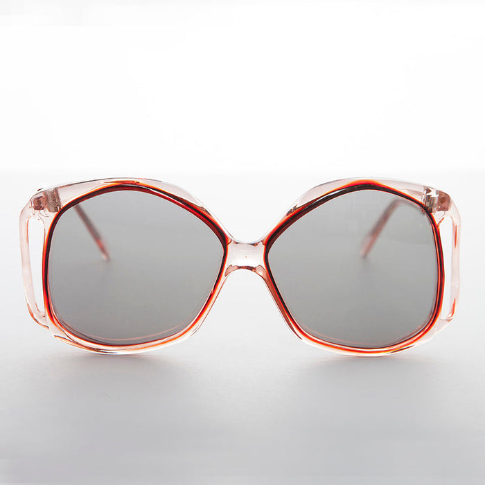 Oversized Polarized Women's 80s Sunglass - Sharon