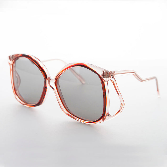 Oversized Polarized Women's 80s Sunglass - Sharon