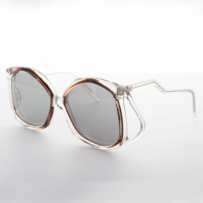 Oversized Polarized Women's 80s Sunglass - Sharon