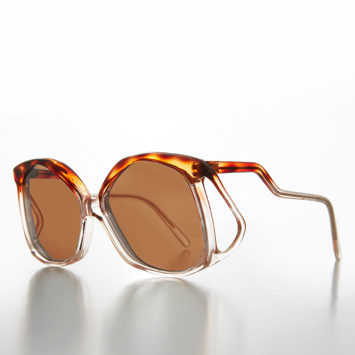 Oversized Polarized Women's 80s Sunglass - Sharon