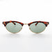 SUNGLASS MUSEUM Oval Horn Rim Vintage Sunglass with Glass Lens - Shelby - Product image