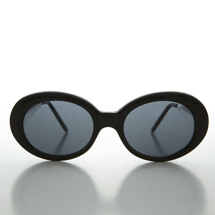 SUNGLASS MUSEUM Mod Oval Cat Eye Vintage Sunglass - Silva